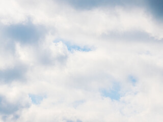 Fototapeta premium 1月の空の白い雲174