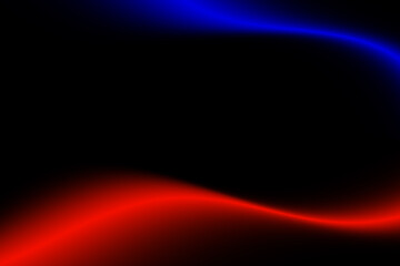 abstract red wave background, black background with red and blue line pattern.