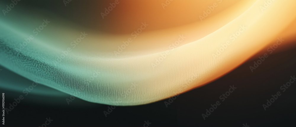 Poster abstract fabric wave with soft flowing motion and seamless texture