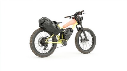 Electric Bicycle Designed for Urban Adventures. Generative AI