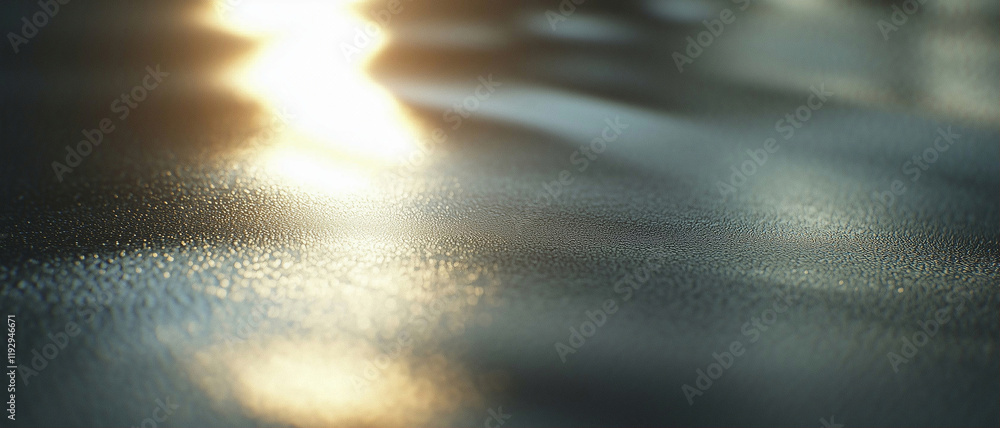 Poster water surface with reflections and ripples highlighting textures in tranquil environment