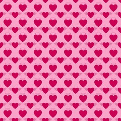 seamless pattern with hearts
