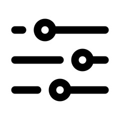 Adjustable Slider Controls Icon
