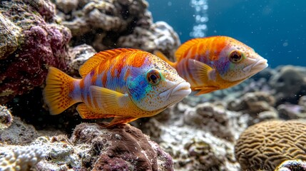 Fototapeta premium Colorful Fish in Coral Reef