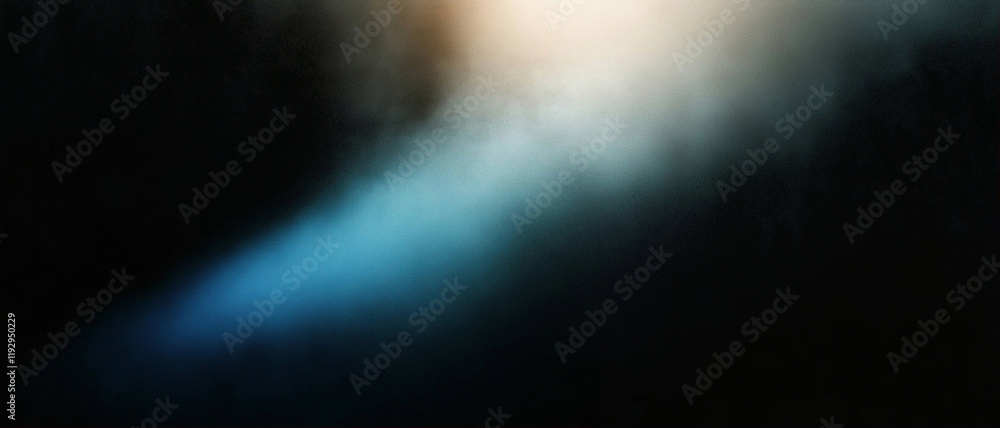 Poster abstract light with smooth gradient colors in dark background displaying artistic light effects