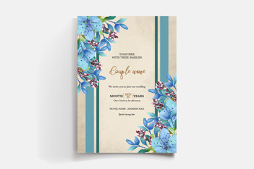 floral bridal shower invitation templates