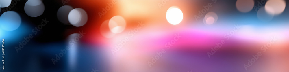 Poster bokeh background with abstract lights and colors creating a vivid atmosphere for creative projects