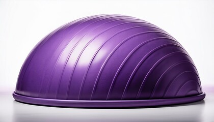 "The Perfect Balance: A Purple Stability Ball Illustration