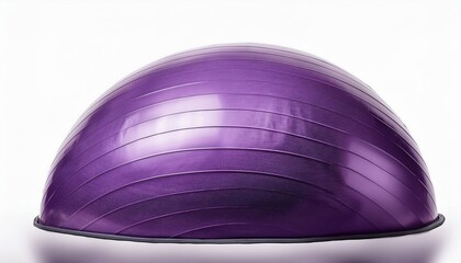 "The Perfect Balance: A Purple Stability Ball Illustration