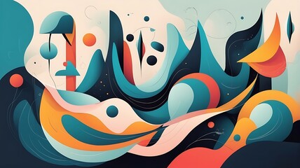 Obraz premium Modern and abstract vector design