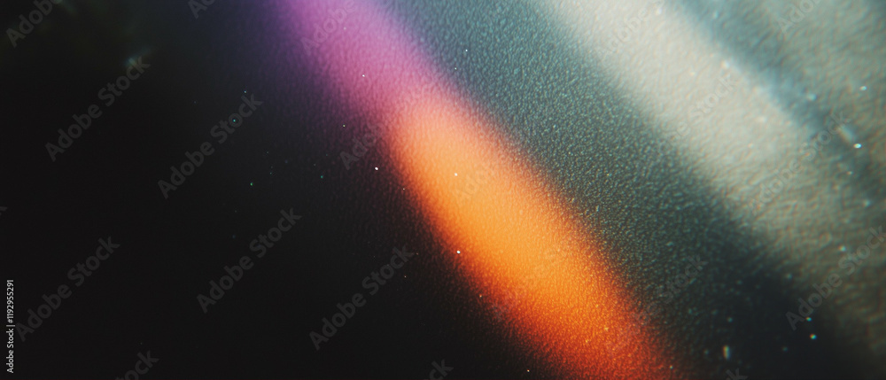 Poster light gradient with color transitions in abstract style