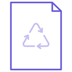Recycled Paper Icon