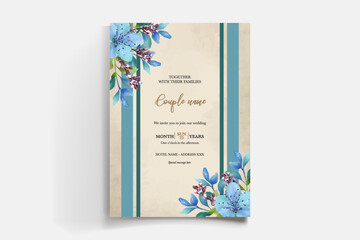 floral bridal shower invitation templates