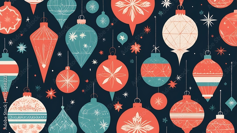Poster modern and abstract vector design