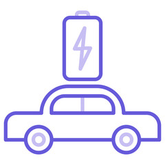Electric Car Icon