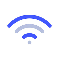 Stylized Wi-Fi Signal Icon