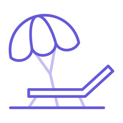 Beach Umbrella Icon