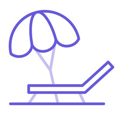 Beach Chair Icon