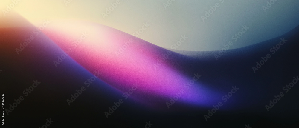 Poster abstract waves flowing softly in vibrant colors showcasing an artistic design and smooth texture