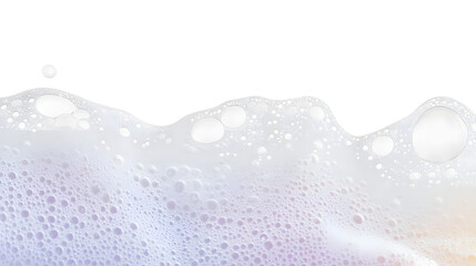 Soap foam or shampoo Soap foam texture or shampoo surface with bubble isolated with clipping path on background.
