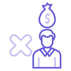 Corrupt Businessman Icon