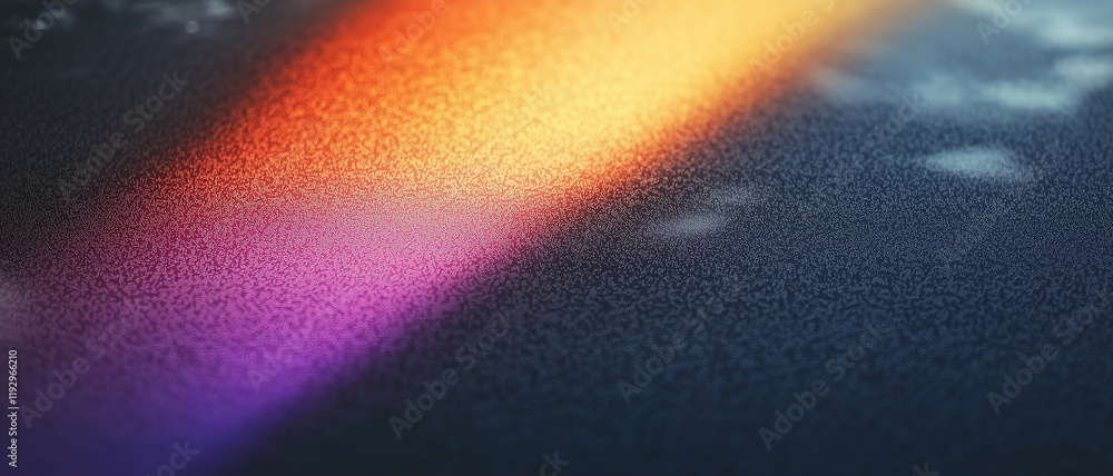 Poster abstract light reflection showcasing vibrant colors and texture in an artistic design