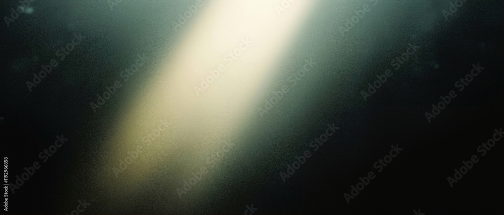 Poster light beam shining through dark environment creating dramatic effects and illuminating space
