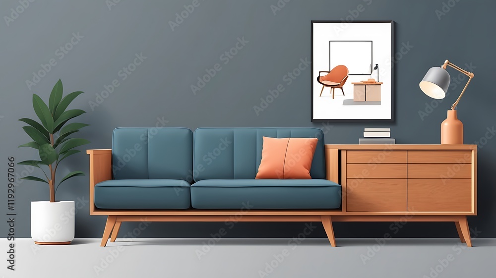 Aufkleber modern and abstract vector design