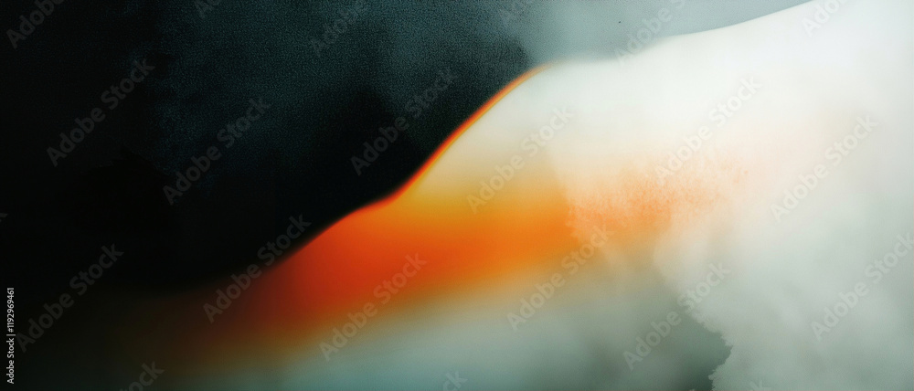 Poster abstract gradient in smooth colors creating dynamic visual flow with ethereal atmosphere