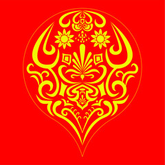 ORNAMENT ART TO DECORATE THE WALLS