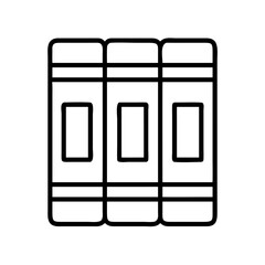 antique book spine icon, antique book spine line art - simple line art of antique book spine, perfect for antique book spine logos and icons and themed design
