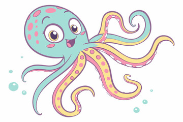 octopus cartoon illustration