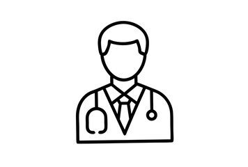 Fototapeta premium illustration of a doctor