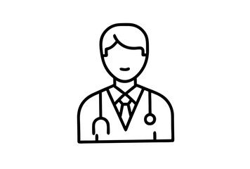 Fototapeta premium doctor with stethoscope