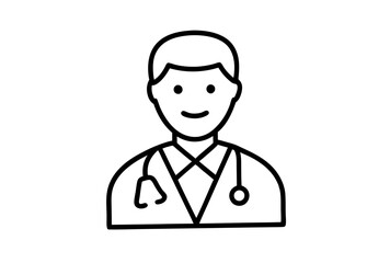 Fototapeta premium doctor with stethoscope
