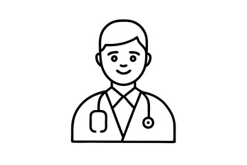 Fototapeta premium doctor with stethoscope