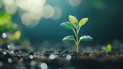 The joy of planting a seed and watching it grow, a simple yet profound experience of nurturing and hope.