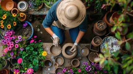 Pottery as a fulfilling and hands-on creative pastime.