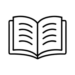 open book with fluttering pages icon