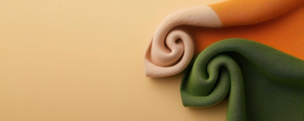 Obraz premium sustainable fashion. Biodegradable Tencel Garments Soft and breathable clothing crafted from Tencel, a wood-based biodegradable fiber