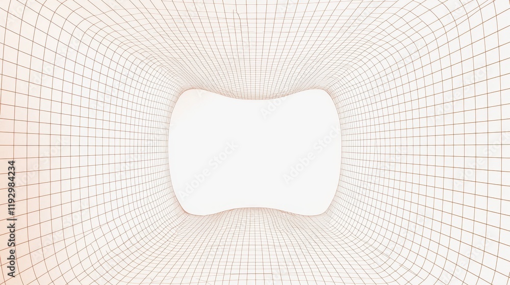 Poster geometric minimalistic grid design with lines and borders in soft color for abstract background