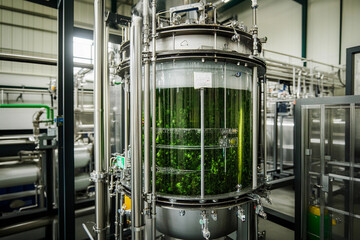 Innovative bioreactor facilitating algae cultivation in a modern laboratory setting