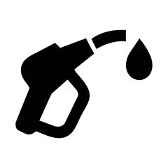 Fuel nozzle icon, refuel gun icon vector, gas pump or fuel nozzle icon vector flat trendy style illustration isolated on white background.
