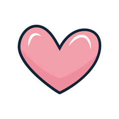 Pink Heart Design Suitable for Digital Art