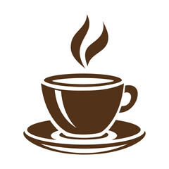 Coffee Cup with Steam Rising