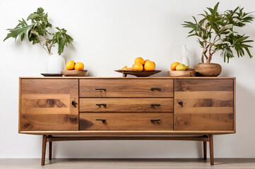 Buffet  Sideboard with whitebackground