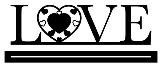 Valentine laser cut file template, Valentine stand decor 