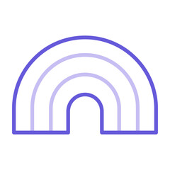 Obraz premium Rainbow Icon