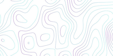 Abstract design seamless pattern with line topographic map. geographic mountain relief. retro topographic map. geographic contour map grid backdrop paper texture. terrain path isolated on background.