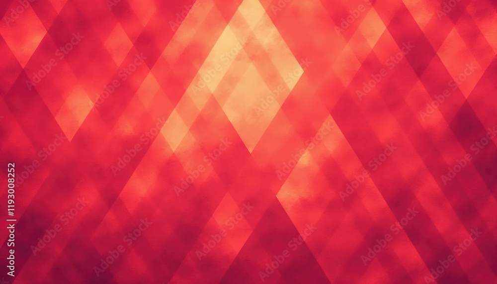 Poster red background with a pattern of triangles. the image has a bold and vibrant feel to it. banner, pos